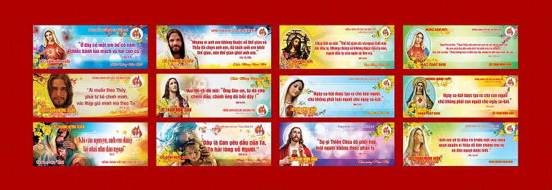 Thiết kế lộc thánh mừng xuân 2018
