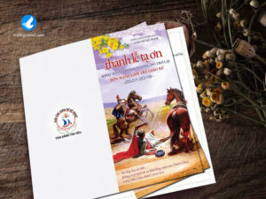 Thiệp mời lễ quan thày giới trẻ giáo xứ kẻ nghệ 5